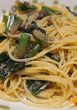 ほうれん草とオイルサーディンのパスタ-レシピのメイン写真