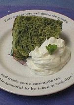 ほうれん草のシフォンケーキ-レシピのメイン写真