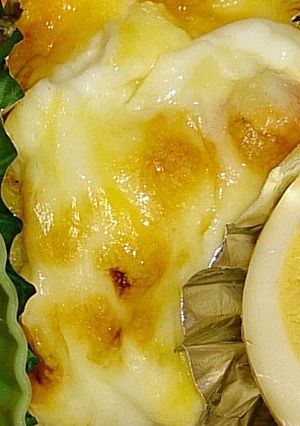 余ったポテサラでお弁当用ミニグラタン-レシピのメイン写真
