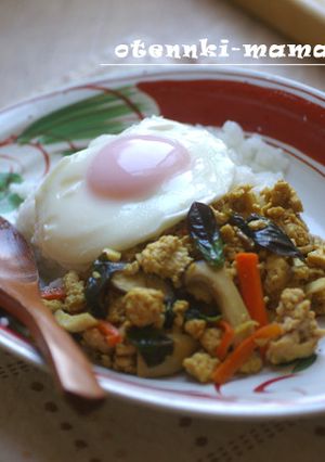 カレー風味のガッパオ-レシピのメイン写真