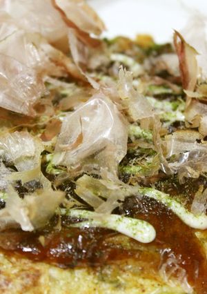 豚キムチうどんのお好み焼き-レシピのメイン写真