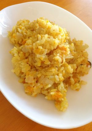 炊飯器で 人参&玉葱のバターライス-レシピのメイン写真