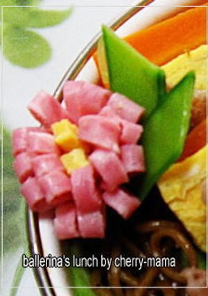 お弁当のおかず★お花ビアハム-レシピのメイン写真