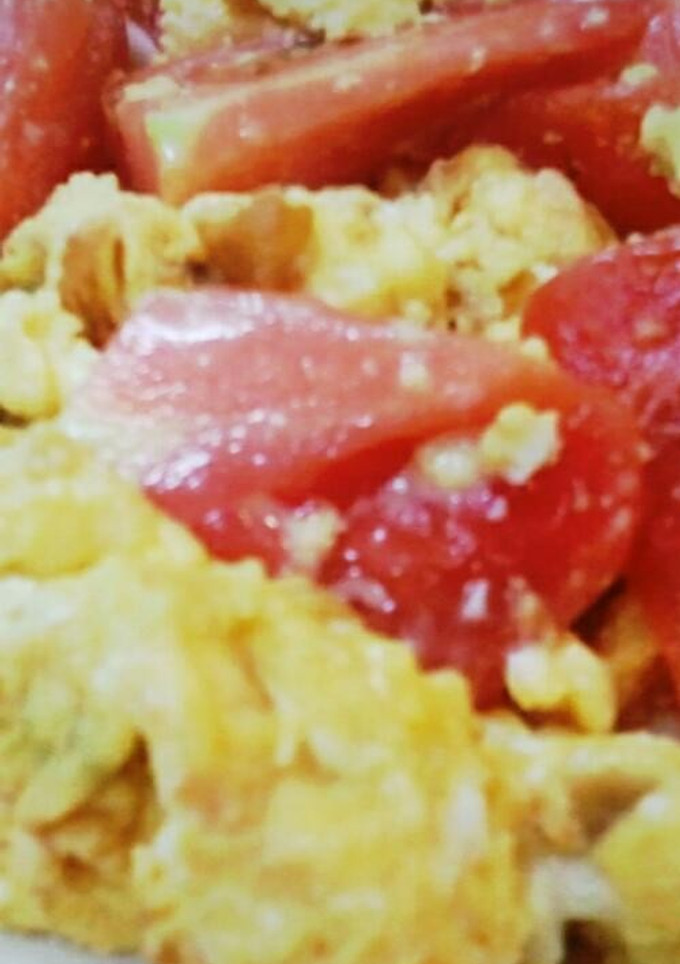 トマトと玉子の中華風炒め-レシピのメイン写真