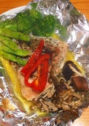 超簡単本格漁師銀鮭と太刀魚のホイル焼き-レシピのメイン写真