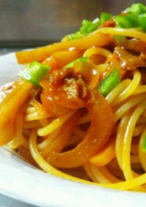 パンツェッタのトマトソースパスタ-レシピのメイン写真