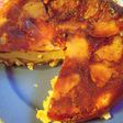 リンゴの焼きチーズケーキ