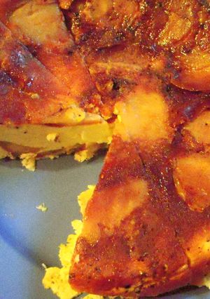 リンゴの焼きチーズケーキ-レシピのメイン写真