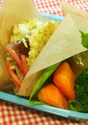 広島お好み焼きおにぎり弁当-レシピのメイン写真