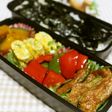 桜海老香る☆♪しし唐の肉詰め弁当