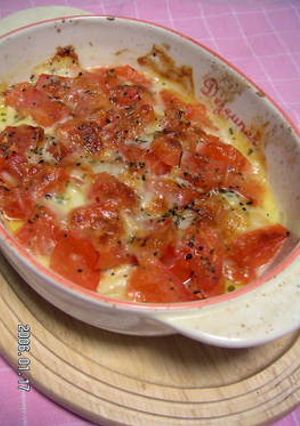 鶏とトマトのモッツアレラ焼き-レシピのメイン写真
