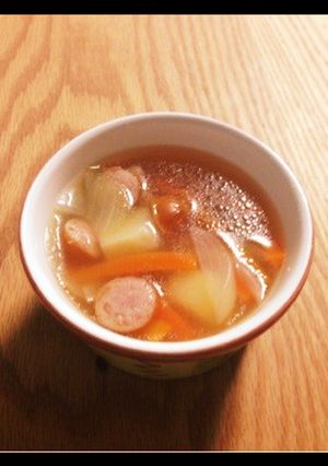 ＊簡単☆ 自分流コンソメスープ＊-レシピのメイン写真