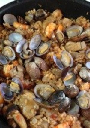 フライパンで簡単トマトパエリア-レシピのメイン写真
