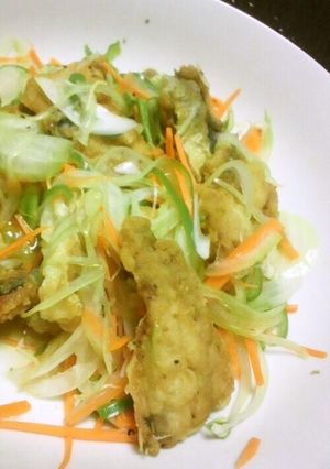 刻むだけ！野菜もたっぷりイワシのマリネ-レシピのメイン写真