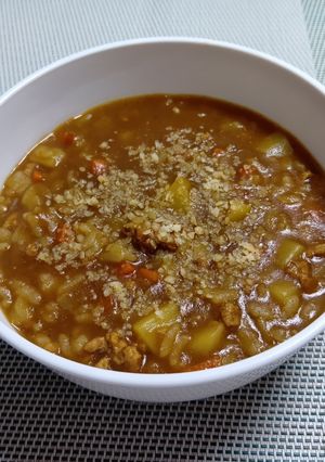 柔らかで歯に優しい❣ カレーおじや-レシピのメイン写真