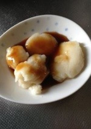 こどもと作るおやつ^_^豆腐月見だんご-レシピのメイン写真