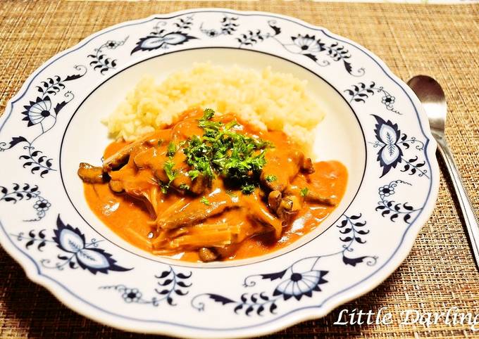 フライパンひとつ ビーフストロガノフ セール