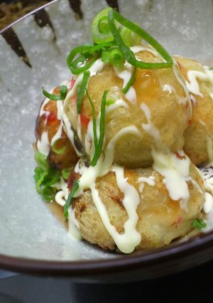 ロシアンタコ焼き　エスニック風味-レシピのメイン写真