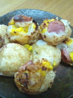 ウィンナー&コーンたこ焼き-レシピのメイン写真