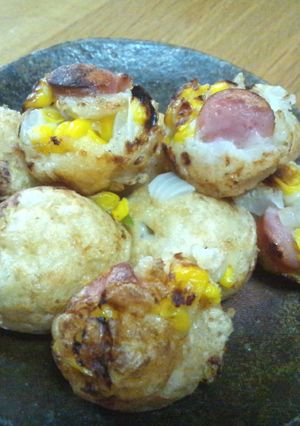 ウィンナー＆コーンたこ焼き-レシピのメイン写真