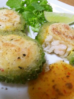 タイ風★ゴーヤの海老焼売詰め-レシピのメイン写真