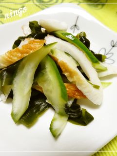 ♡甘酢漬けを使って~きゅうりと竹輪~-レシピのメイン写真
