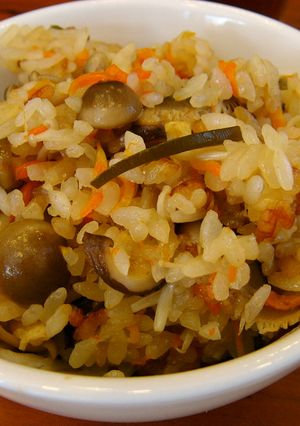 キノコたっぷり★炊き込みご飯-レシピのメイン写真
