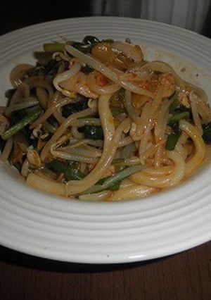 豚キムうどん-レシピのメイン写真