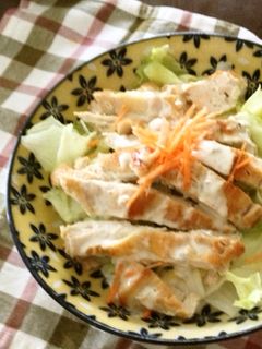 鶏胸肉のソテー♪柚子胡椒マヨで-レシピのメイン写真