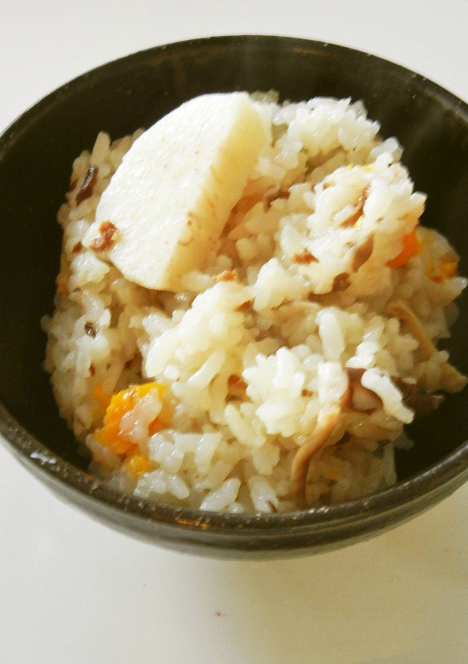 秋三昧*きのこと里芋のおこわご飯-レシピのメイン写真