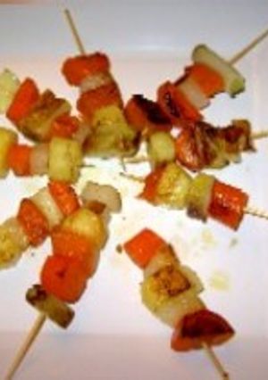冬野菜のブロシェット-レシピのメイン写真