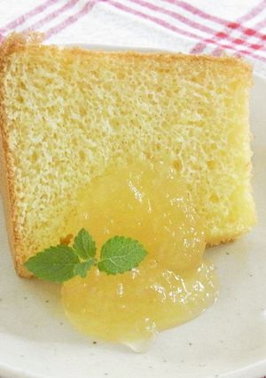梨のシフォンケーキ-レシピのメイン写真