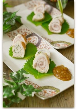 ササミのしそ巻き&生ハム巻き-レシピのメイン写真