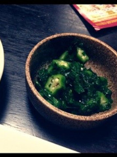 モロヘイヤとオクラの山葵醤油和え-レシピのメイン写真