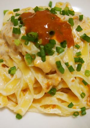 お家でイタリアン☆粒うにのクリームパスタ-レシピのメイン写真