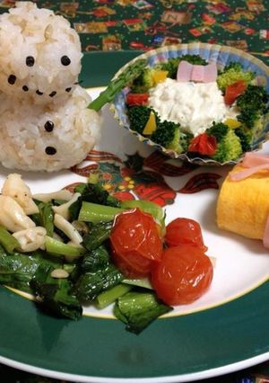 クリスマス　お家で　可愛い　Dinner-レシピのメイン写真