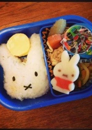 キャラ弁♪ミッフィーお月見♪-レシピのメイン写真