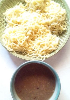 簡単！冷やしつけ麺のたれ味噌バージョン！-レシピのメイン写真
