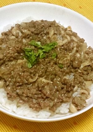 牛乳でコク旨！ひき肉そぼろ餡-レシピのメイン写真