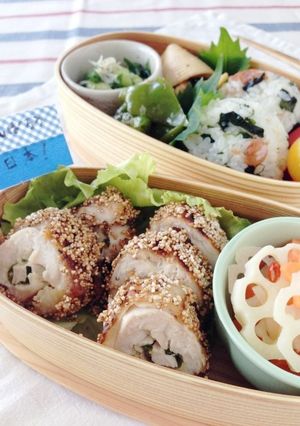 岩手盛り沢山!南部地鶏アマランサス弁当-レシピのメイン写真