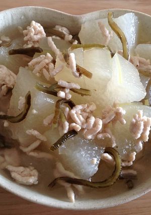 ★冬瓜と鶏ひき肉の煮浸し★-レシピのメイン写真