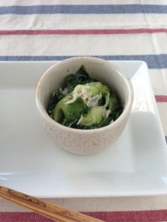 簡単!お弁当に!チンゲン菜のしらす和え-レシピのメイン写真