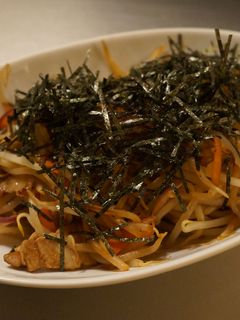 刻み海苔たっぷり野菜炒め-レシピのメイン写真