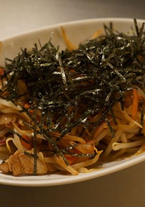 刻み海苔たっぷり野菜炒め-レシピのメイン写真