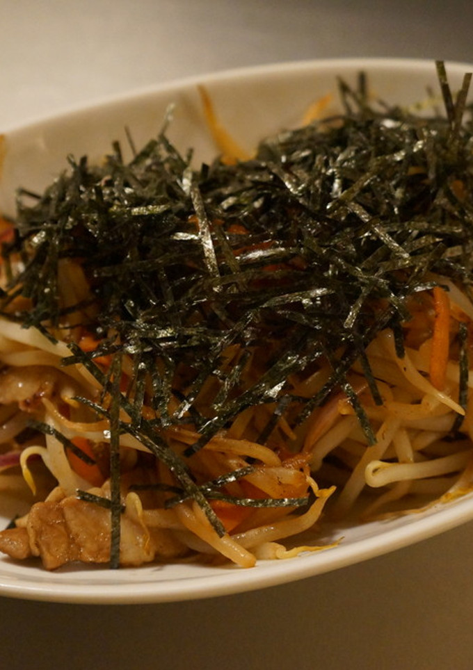 刻み海苔たっぷり野菜炒め-レシピのメイン写真