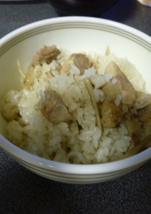鶏とごぼうの塩炊き込みご飯-レシピのメイン写真