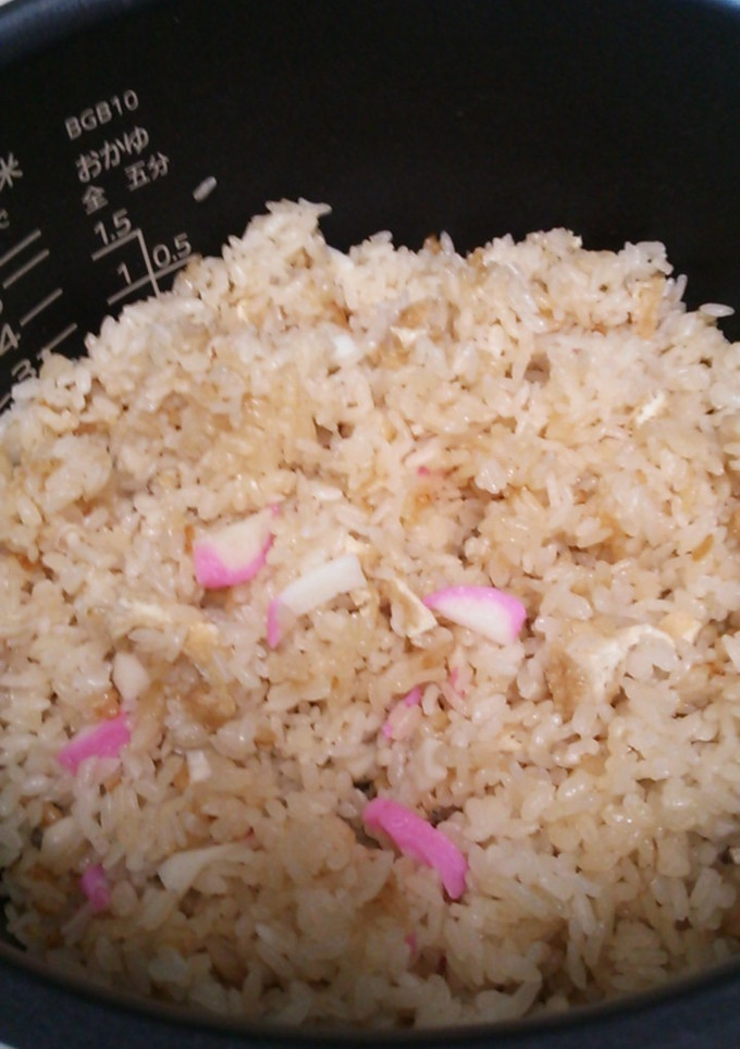 薄あげときのこの炊き込みご飯-レシピのメイン写真