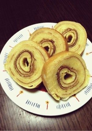 フライパンで！バームクーヘン◎-レシピのメイン写真