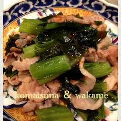 รูปของ 小松菜のオイシイおかず♪(๑ᴖ◡ᴖ๑)♪