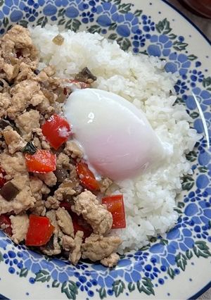 初挑戦⭐︎ガパオライス-レシピのメイン写真